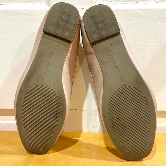 French Connection Ballet Flats Size 37 Blush Pink Preppy Twee Romantic Feminine - Picture 6 of 8